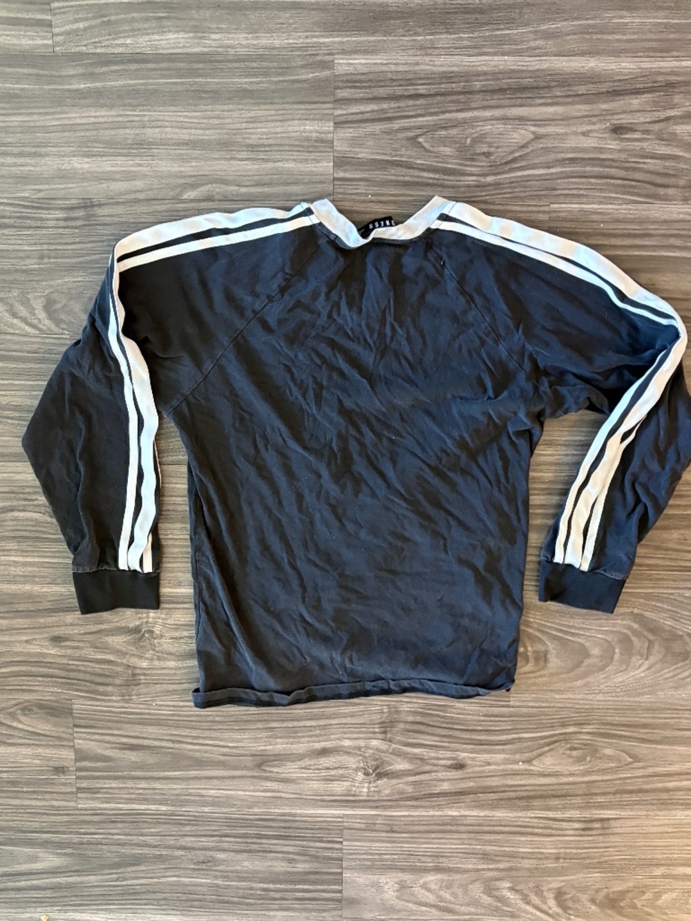 Lioness x Revolve All Stars Long Sleeve Top Black White Stripe Small Cotton - Picture 6 of 10
